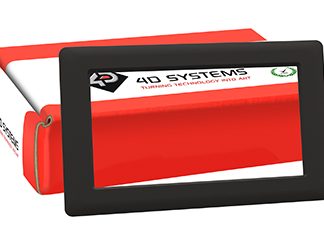 Cornice per display gen4-BEZEL-70B 4D Systems per Display uLCD