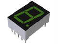 Display LED ROHM, H. 13mm, 12.5 x 17.5 x 7mm, 16 mcd, col. Verde