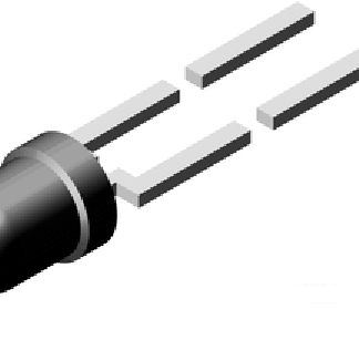 LED Verde Vishay, PCB, 2,6 V, 3 mm (T-1)