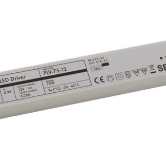 Driver LED PowerLED, 75W, IN 220 → 240V ca, OUT 12V, 6.25A