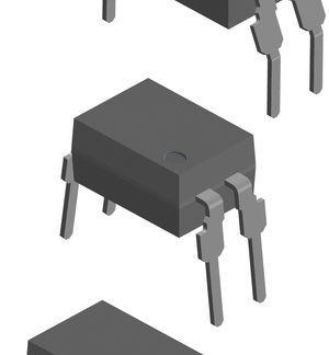 Fotoaccoppiatore Vishay, Montaggio con foro passante, uscita Fototransistor 0.56, 4 Pin