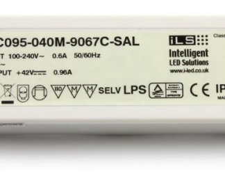 Driver LED ILS, 40W, IN 90 → 305V ca, OUT 25.2 → 42V, 950mA
