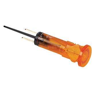 Indicatore da pannello Molveno Ambra Neon, 240V, foro da 10mm