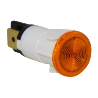 Indicatore da pannello Molveno Ambra Neon, 250V, foro da 12mm