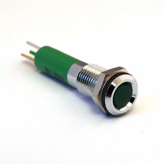 Indicatore da pannello CML Innovative Technologies Verde  a LED, 12V cc, IP67, foro da 8mm