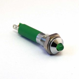 Indicatore da pannello CML Innovative Technologies Verde  a LED, 12V cc, IP40, Sporgente, foro da 6mm