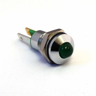 Indicatore da pannello CML Innovative Technologies Verde  a LED, 2V, IP67, Sporgente, foro da 8mm