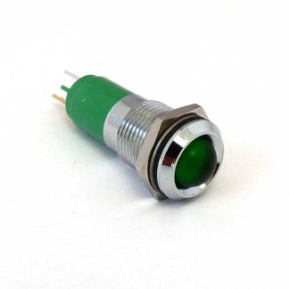 Indicatore da pannello CML Innovative Technologies Verde  a LED, 24V ca/cc, IP67, Sporgente, foro da 14mm