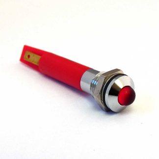 Indicatore da pannello CML Innovative Technologies Rosso  a LED, 230V ca, IP67, Sporgente, foro da 8mm