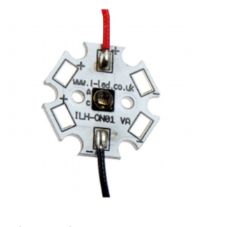 LED IR ILS, intensità 440mW/sr, lungh. d'onda 940nm