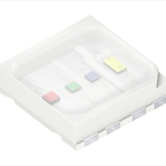 LED , Blu, verde, rosso, bianco ams OSRAM, SMD, 3,8 V, 4 Led, 5050