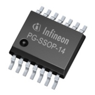 IC driver LED TLD1313ELXUMA1 Infineon, 120mA out, 1.5W, 14 Pin