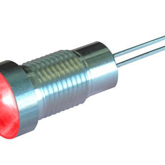LED a pannello Oxley Rosso  a LED, 5V ca/cc, IP67, foro da 8mm