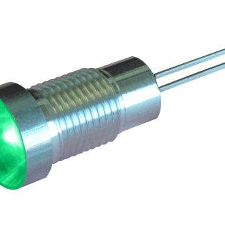 LED a pannello Oxley Verde  a LED, 5V ca, IP66, IP67, foro da 8mm