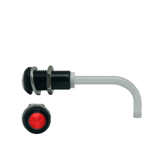 Tubo luminoso a LED Bivar 76.1mm, Rosso