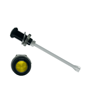 Tubo luminoso a LED Bivar 30.1mm, Giallo