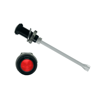 Tubo luminoso a LED Bivar 47.8mm, Rosso