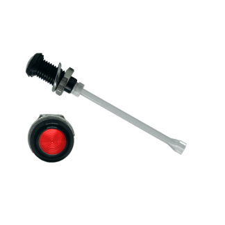 Tubo luminoso a LED Bivar 60.5mm, Rosso