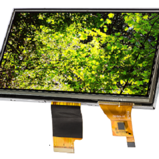 Display LCD a colori Display Visions, 7poll, interfaccia LVDS, 1024 x 600pixels, touchscreen