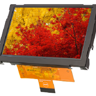 Display LCD a colori Display Visions, 5poll, interfaccia RGB, 800 x 480pixels, touchscreen