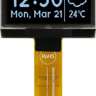 Display OLED Midas, matrice Passivo, Bianco, 128 x 64pixels, TAB, I2C, parallelo, SPI Interface