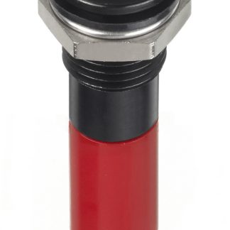 Indicatore da pannello RS PRO Rosso  a LED, 24V cc, IP67, foro da 8mm