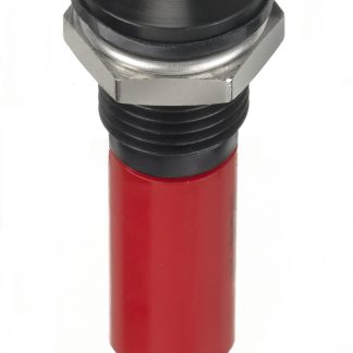 Indicatore da pannello RS PRO Rosso  a LED, 24V cc, IP67, foro da 8mm