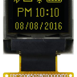 Display OLED Midas, matrice Passivo, Giallo, 64 x 48pixels, COT, I2C, parallelo, SPI Interface