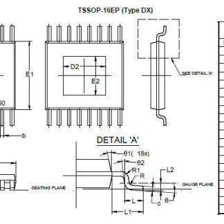 IC driver LED AL5873T16E-13 DiodesZetex, 250mA out