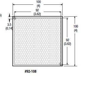 Riflettore a LED Allen Bradley 92-108 Quadrata