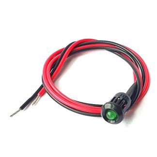 Indicatore da pannello CML Innovative Technologies Verde  a LED, 2.3V cc, IP67, foro da 6mm