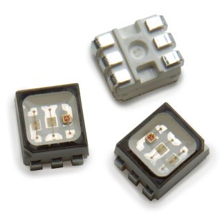 LED RGB Broadcom, SMD, 3 Led, PLCC