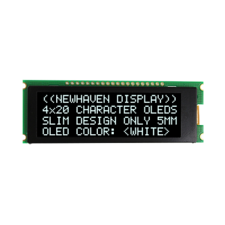 Display OLED NEWHAVEN DISPLAY INTERNATIONAL, Bianco, I2C, parallelo, SPI Interface Nessuno