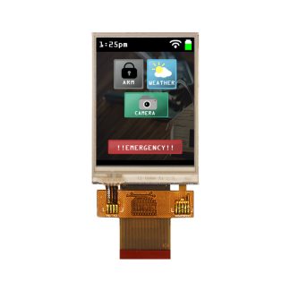 Display LCD a colori NEWHAVEN DISPLAY INTERNATIONAL, 2.4poll, interfaccia Parallela, 240 x 320pixels, touchscreen