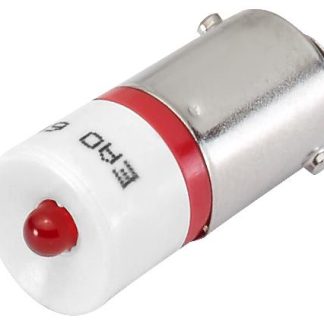 Lampada indicatore a LED EAO, 130V ca/cc, luce color Rosso, 180mcd