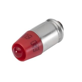 Lampada per indicatori EAO, Ø 6.1mm, 6V cc, luce color Giallo, 300mcd con base T1 3/4 MG