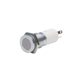 Indicatore da pannello APEM  a LED, 12V cc, IP67, foro da 8mm