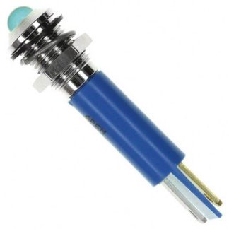 Indicatore da pannello APEM Blu  a LED, 24V cc, IP67, foro da 8mm