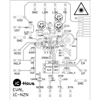 Driver per diodi laser IC Haus IC-NZN EVAL NZN1D, Tipo N