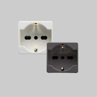 Gewiss GW21246 SERIE SYSTEM presa schuko 10/16a Nera