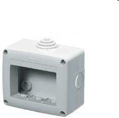 GEWISS 27003 CONTENITORE 3 POSTI - GRI. - IP40