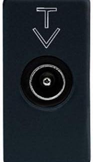 Gewiss Presa TV Passante ATT.10DB CONNETTORE IEC Maschio 9,5MM System Black GW21382