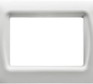 Gewiss GW22503, Placca per tre posti, Bianco