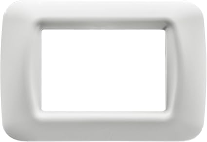 Gewiss GW22503, Placca per tre posti, Bianco
