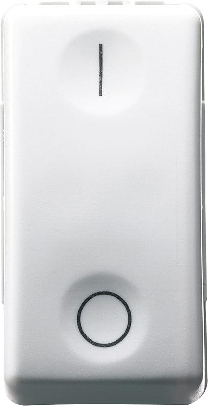 GEWISS - GW20503DY 80003S GW20503 System Interruttore Bipolare, 16 A, Bianco