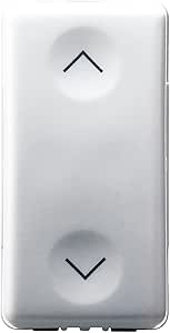 GEWISS 20521 DOPPIO PULSANTE CON INTERBLOCCO NA+NA 10A - 1M BIANCO SYSTEM