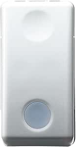 GEWISS DERIVATORE PER SERIE CIVILE IN VERSIONE TASTO BIANCO LUCIDO 1P 16AX LUMINOSO 230V GW20577