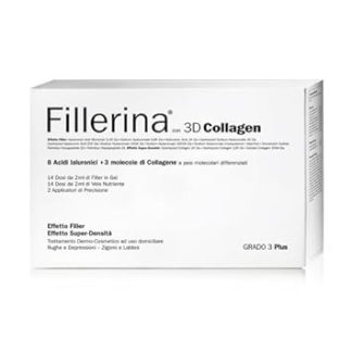 LABO FILLERINA 3D COLLAGEN 3 Filler Gel + Velo Nutrier Grado3 Plus