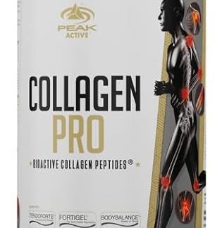 PEAK Collagen Pro – 540 г – Вкус: Вишня | 20 порций | Мышечная ткань | Суставы | Сухожилия | Связки | Активные коллагеновые пептиды (Тендофорте | Фортигель | Боди Баланс) | Витамин С