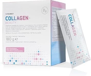 Synergy Worldwide Collagen+ Beauty 180 г | 5000 мг морского коллагена | Гиалуроновая кислота, ресвератрол, витамин С и цинк | Для кожи, волос, ногтей и суставов | 30 порций